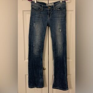 BKE Stella Women's Boot Cut Jeans in Blue 28x31 1/2